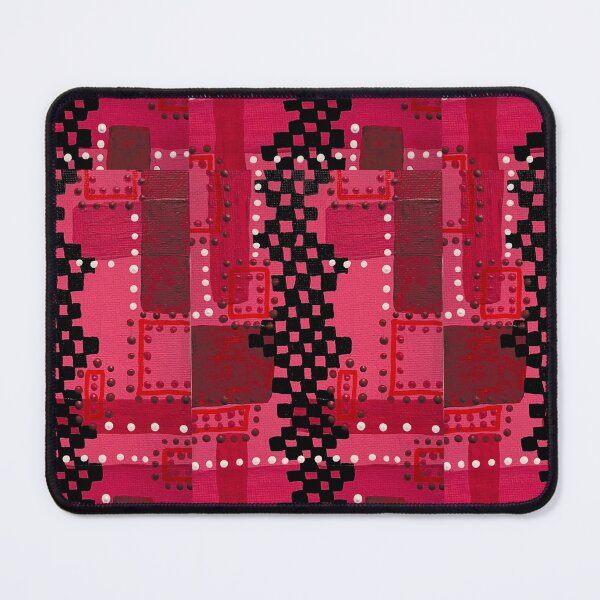 Item preview, Checkered Pink Painting  designed and sold by jcmakesart.