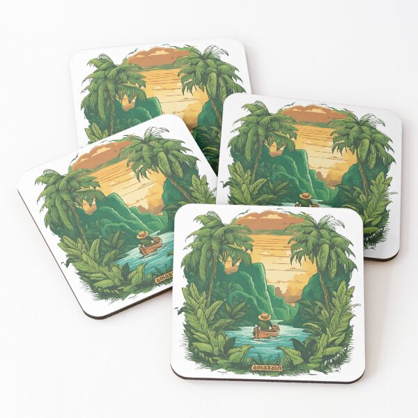 Item preview, Amazon River Illustration designed and sold by DesignMaxa.
