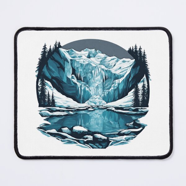 Item preview, Mendenhall Caves Illustration designed and sold by DesignMaxa.