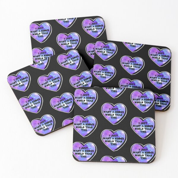 Item preview, I Just Want A Kinder World Than This Purple Galaxy Candy Heart designed and sold by 2CRE8IVE4925.