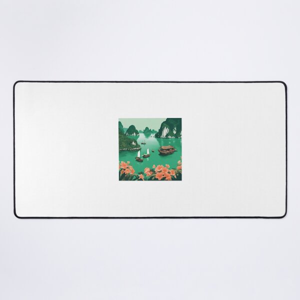 Item preview, Halong Bay Illustration designed and sold by DesignMaxa.
