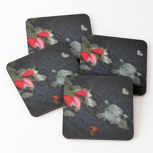 Item preview, Red Leaves and Lichen designed and sold by Wayne King.