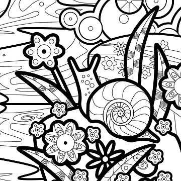 Artwork thumbnail, Monisms Number 9, Snail with Flowers by PaolaOpal