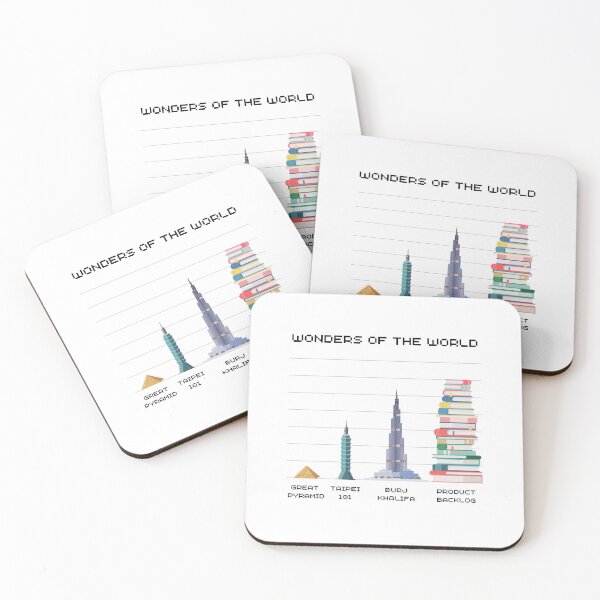 Item preview, Wonders of the world as a product manager designed and sold by FriskyLama.