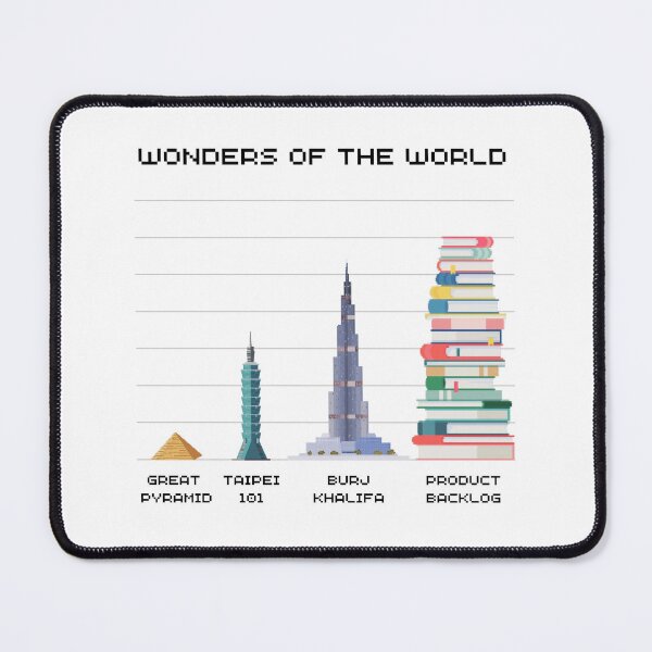 Item preview, Wonders of the world as a product manager designed and sold by FriskyLama.