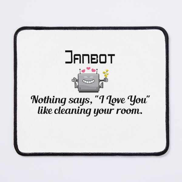 Item preview, Janbot loves you designed and sold by LaserCowPress.