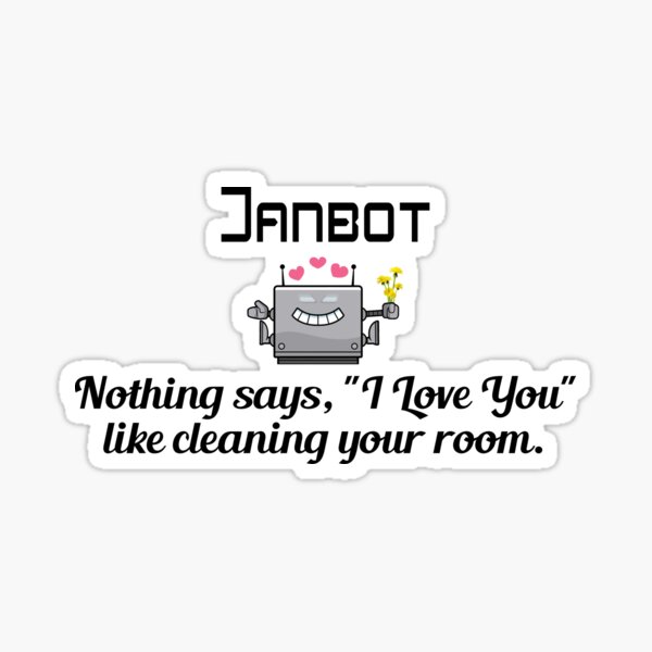 Janbot loves you Sticker