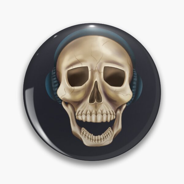 Item preview, Skull with Headphones designed and sold by GStouderArt.