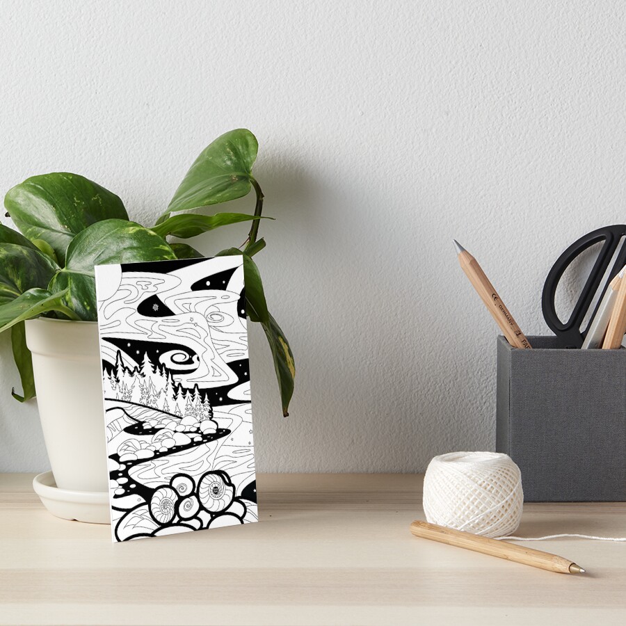 Item preview, Art Board Print designed and sold by PaolaOpal.