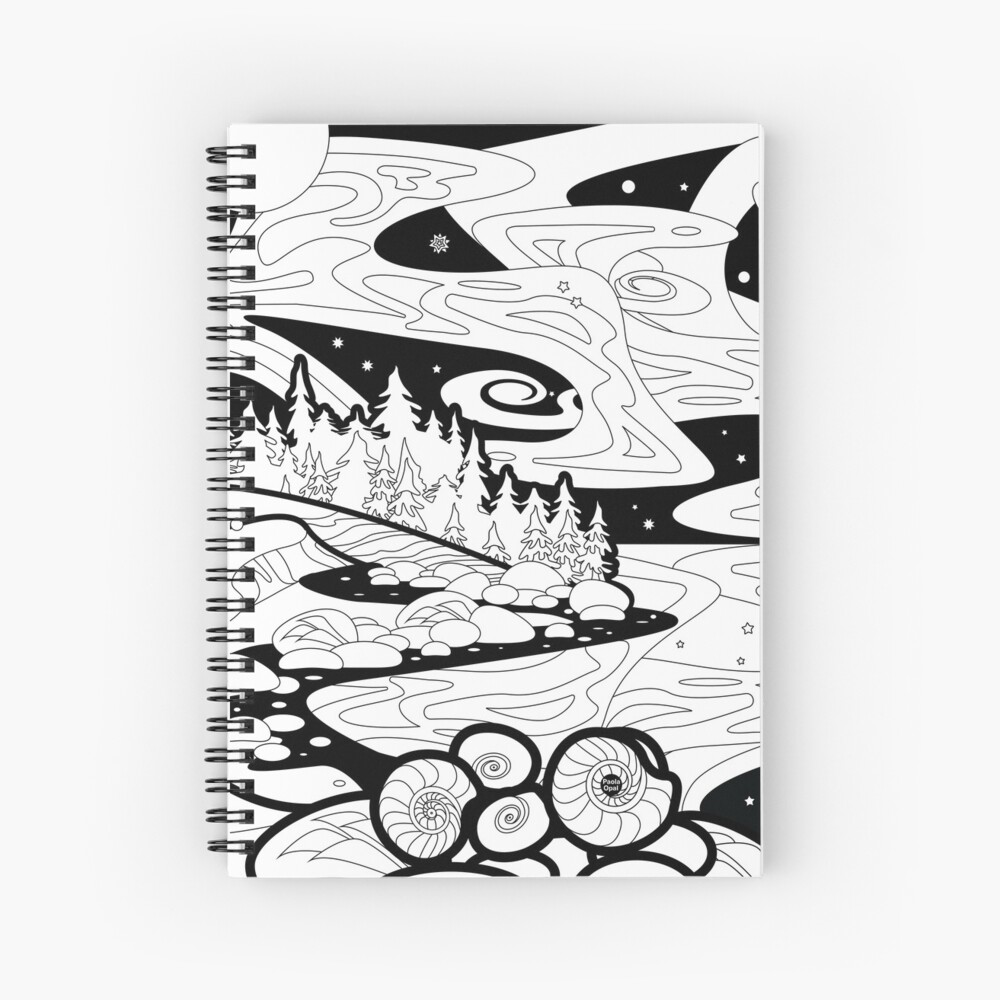 Item preview, Spiral Notebook designed and sold by PaolaOpal.