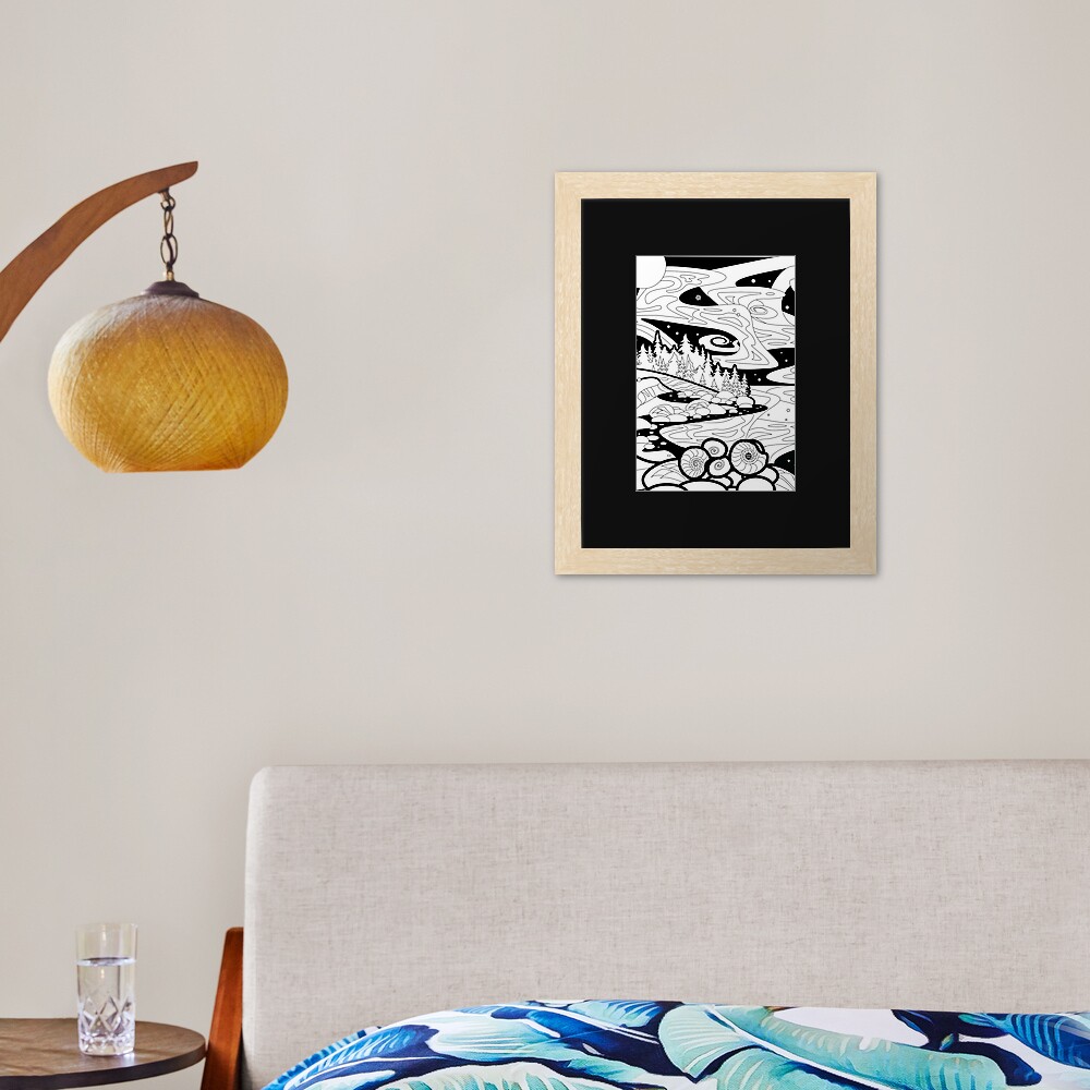 Item preview, Framed Art Print designed and sold by PaolaOpal.