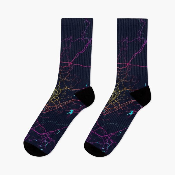 Item preview, Zunyi City Map of Guizhou, China - Neon designed and sold by deMAP.