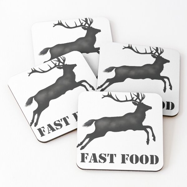 Item preview, deer silhouette Fast food designed and sold by Designwardu.