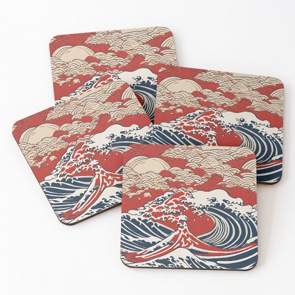 Item preview, Japanese Art, Kanagawa Style Wave, Hokusai Style Wave designed and sold by Mariana Piana.