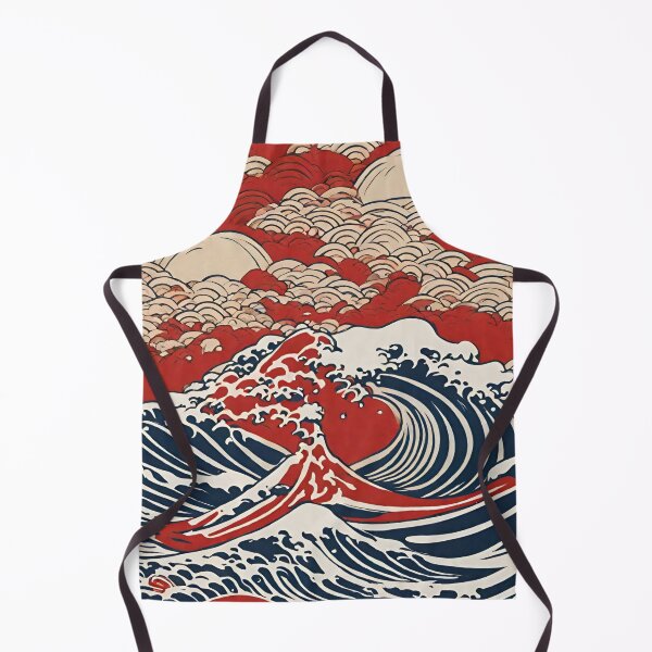 Item preview, Japanese Art, Kanagawa Style Wave, Hokusai Style Wave designed and sold by Mariana Piana.