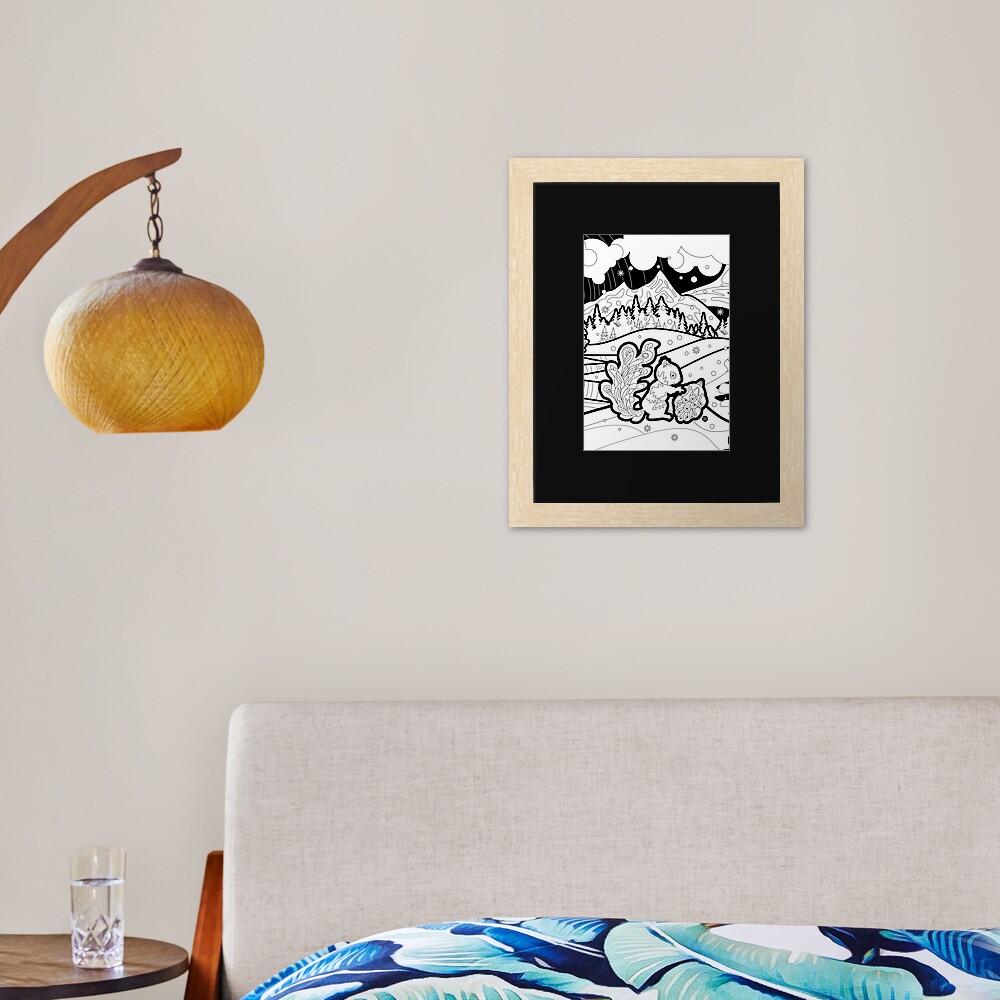 Item preview, Framed Art Print designed and sold by PaolaOpal.