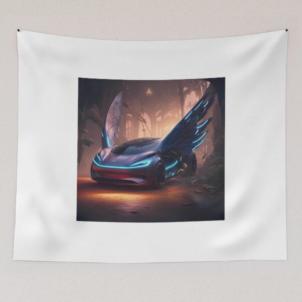 Item preview, Electric Car With Butterfly Wings designed and sold by Paw's Arts.