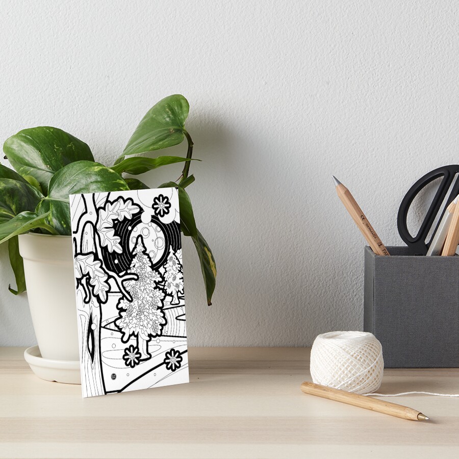 Item preview, Art Board Print designed and sold by PaolaOpal.