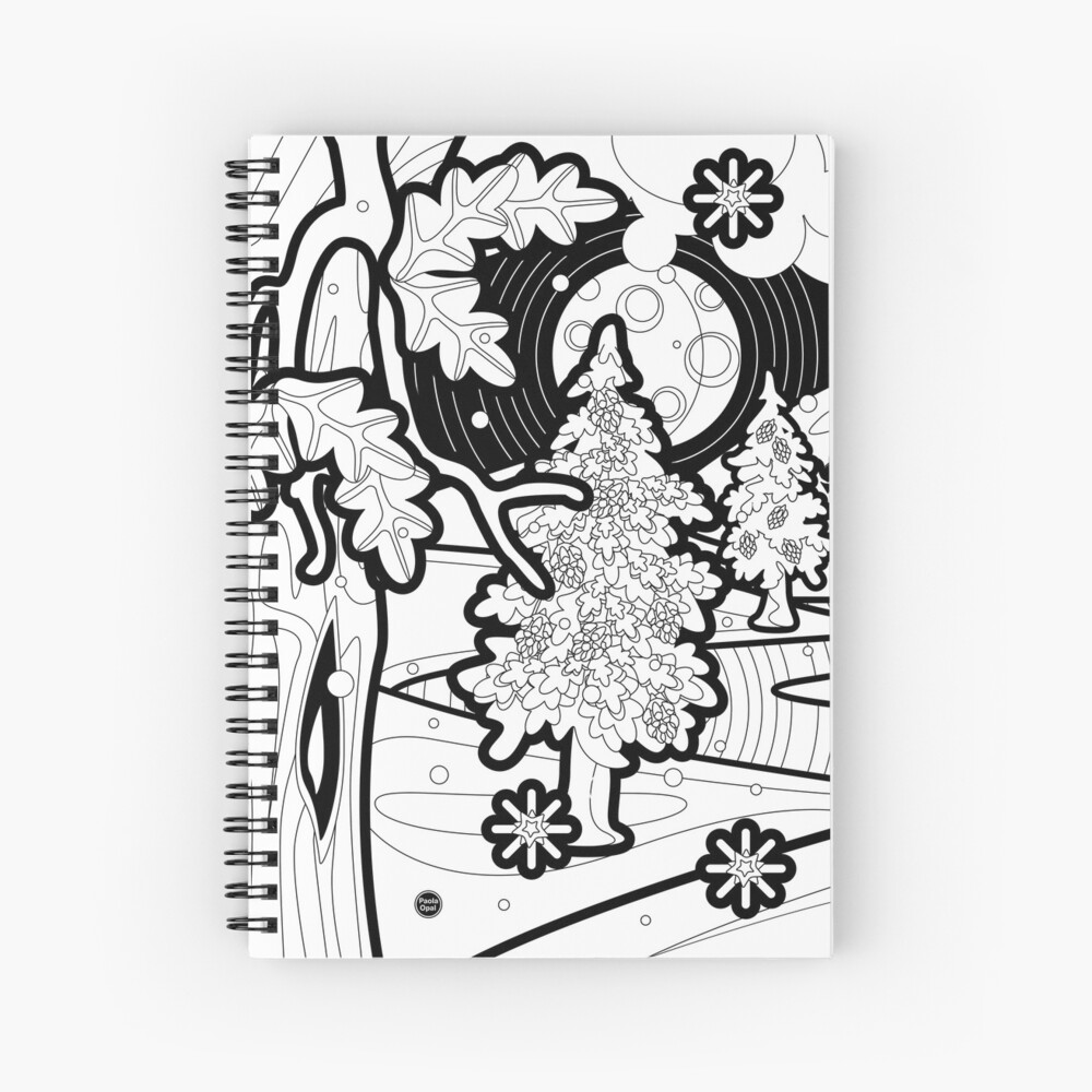 Item preview, Spiral Notebook designed and sold by PaolaOpal.