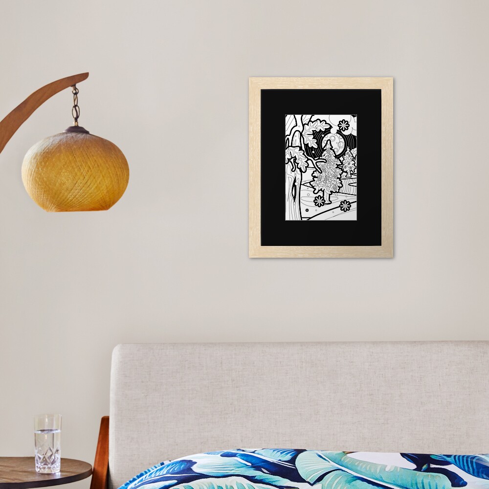 Item preview, Framed Art Print designed and sold by PaolaOpal.