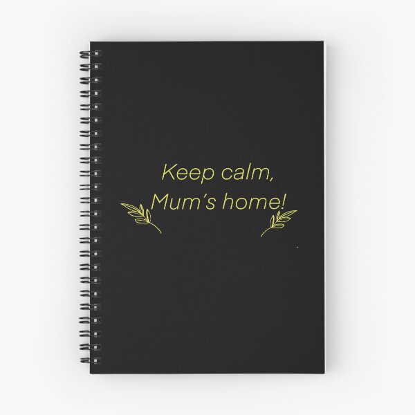 Item preview, Keep calm mom's home graphic on black designed and sold by Acsah David.
