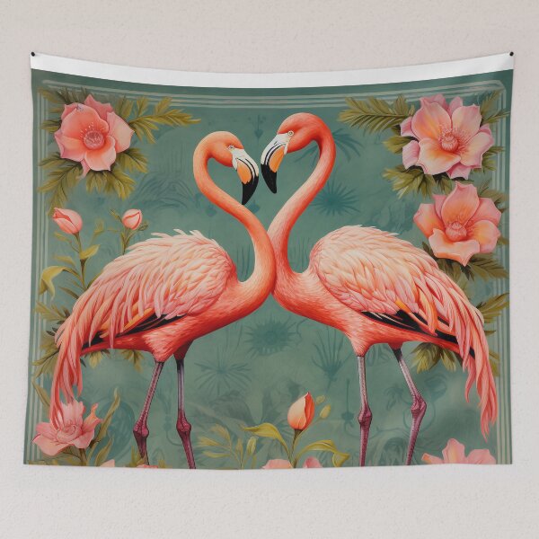 Item preview, Dual Elegance: The Flamingo Ballet designed and sold by 21 Dragonflies.