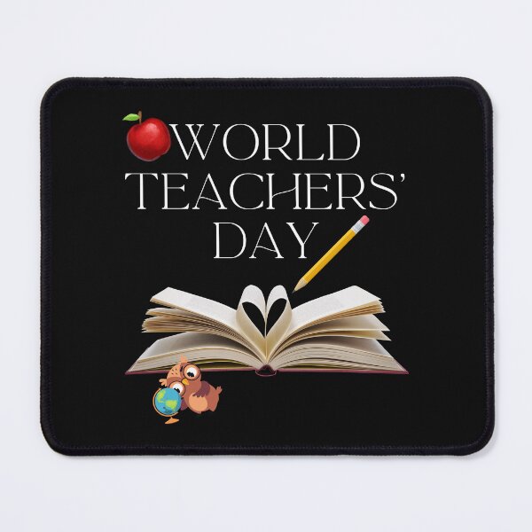 Item preview, National Teachers' Day Celebration Colorful Design designed and sold by EarthArtDesigns.