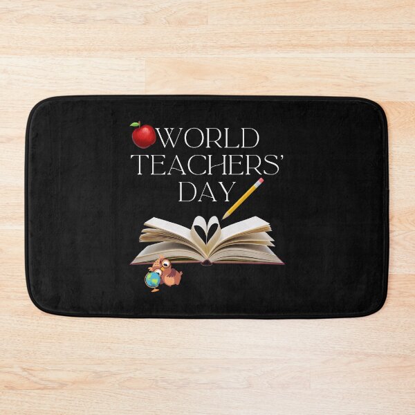 Item preview, National Teachers' Day Celebration Colorful Design designed and sold by EarthArtDesigns.