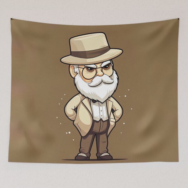 Item preview, Charles Darwin | cute style designed and sold by ComicsFactory.