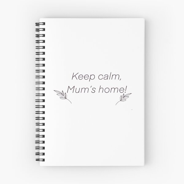 Item preview, Keep calm mom's home graphic on black designed and sold by Acsah David.