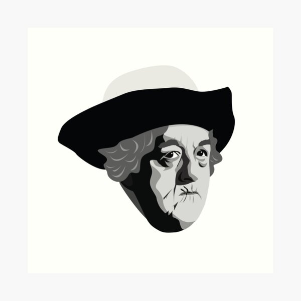 Actress Dame Margaret Rutherford Art Print