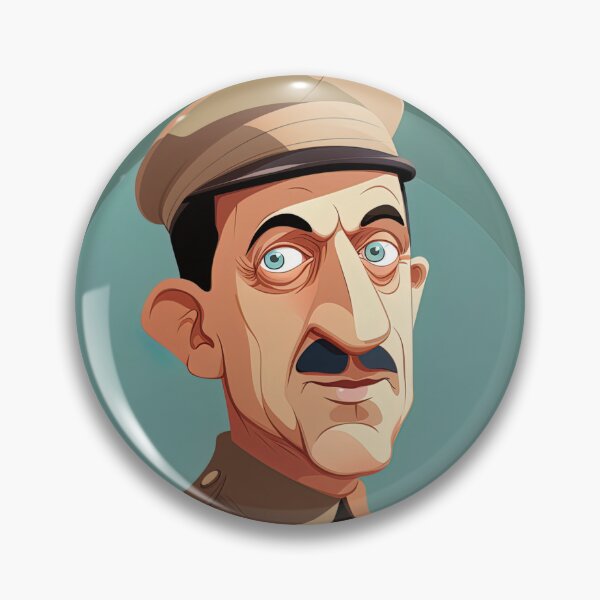 Item preview, Charles de Gaulle | cute style designed and sold by ComicsFactory.