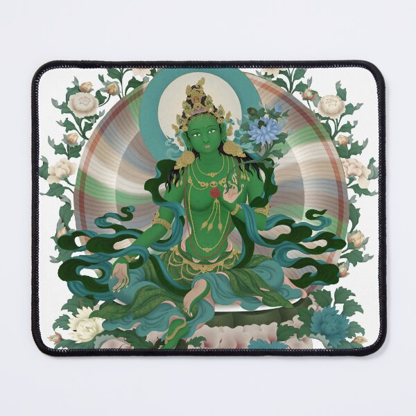 Item preview, Goddess Green Tara, the buddha of infinite compassion designed and sold by MSRART.
