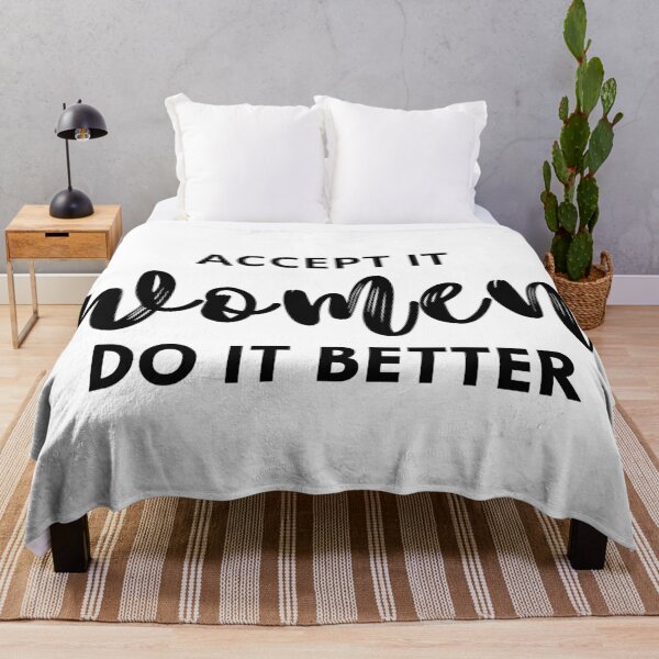 Item preview, Accept it women do it better design designed and sold by Zoarher.