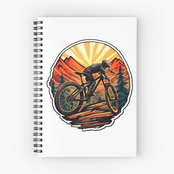 Item preview, Mountain Biker in the forest designed and sold by kubufran.