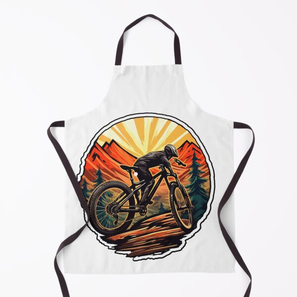 Item preview, Mountain Biker in the forest designed and sold by kubufran.