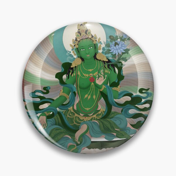 Item preview, Goddess Green Tara, the buddha of infinite compassion designed and sold by MSRART.