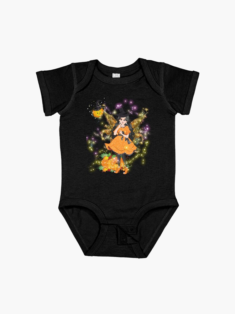 Thumbnail 1 of 2, Baby One-Piece, Hallie's Halloween Shop And Pumpkins designed and sold by FairyBookClub.