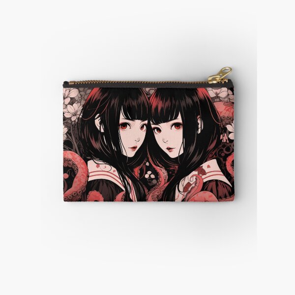 Item preview, Red and Black Tentacles Sailor Fuku Anime Girls designed and sold by bubblegoth.