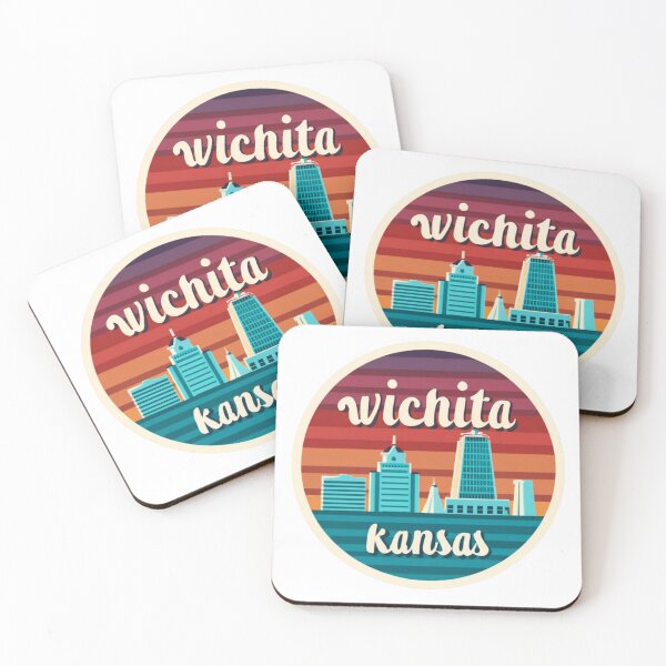 Item preview, Wichita, KS | City Drawing Style 3 designed and sold by CircinusStore.