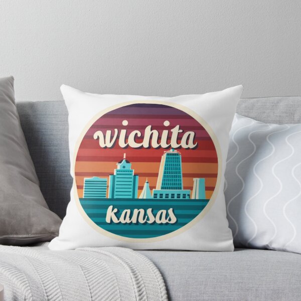 Item preview, Wichita, KS | City Drawing Style 3 designed and sold by CircinusStore.