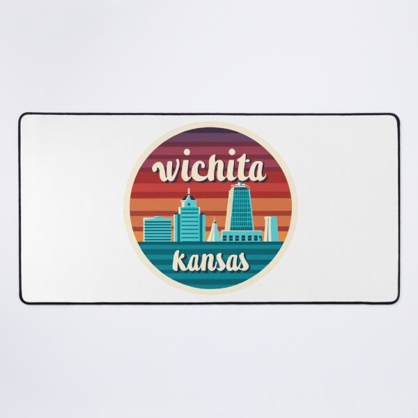 Item preview, Wichita, KS | City Drawing Style 3 designed and sold by CircinusStore.
