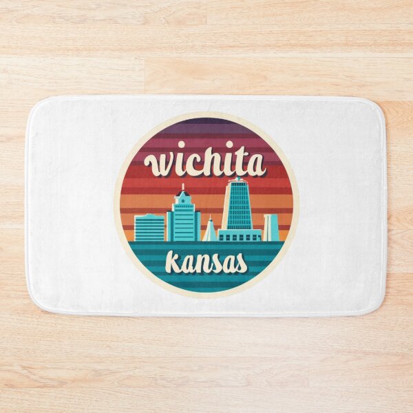 Item preview, Wichita, KS | City Drawing Style 3 designed and sold by CircinusStore.