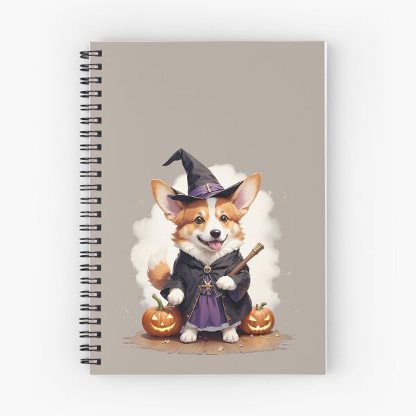 Artikelvorschau, Niedlicher Halloween-Corgi im Hexenkostüm entworfen und verkauft von DevushkaStore.