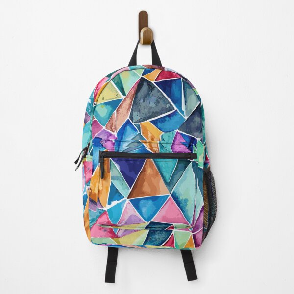 Item preview, Watercolor Triangles Pattern Bright Colors designed and sold by Sofia Rose Design ⭐️⭐️⭐️⭐️⭐️.