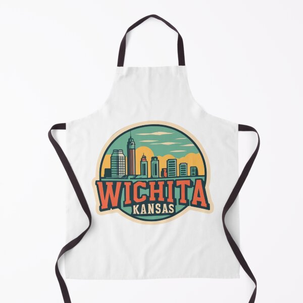 Item preview, Wichita, KS | City Drawing Style 4 designed and sold by CircinusStore.