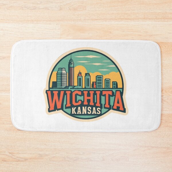 Item preview, Wichita, KS | City Drawing Style 4 designed and sold by CircinusStore.