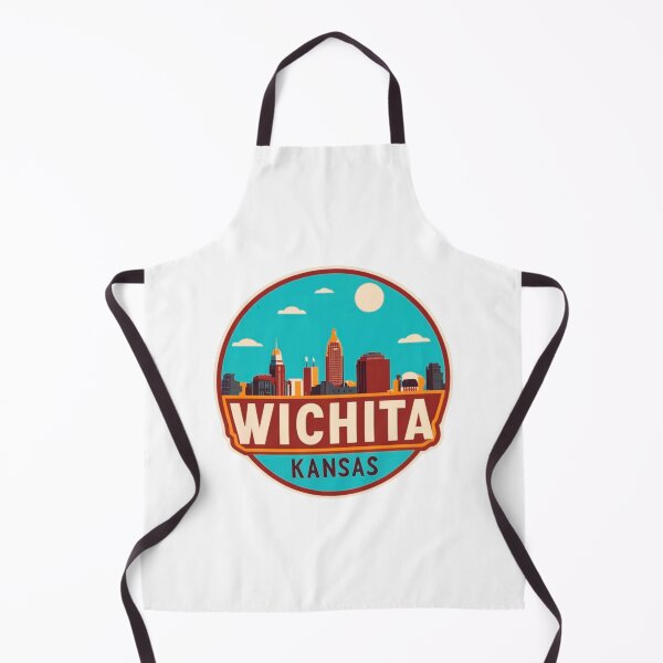 Item preview, Wichita, KS | City Drawing Style 6 designed and sold by CircinusStore.