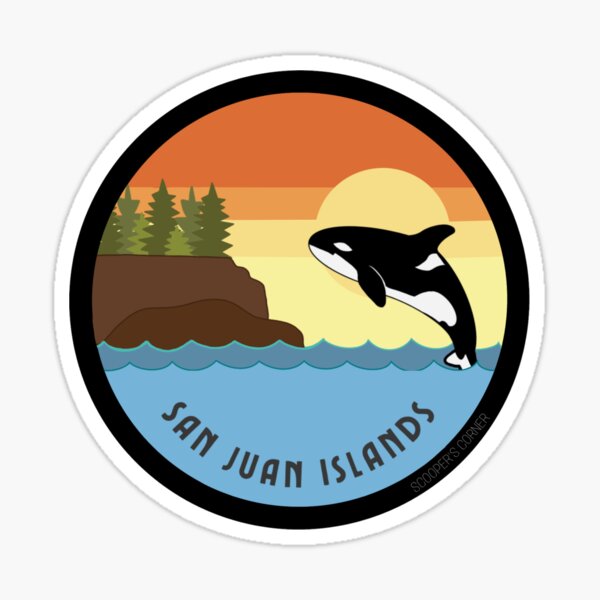 Item preview, San Juan Islands designed and sold by Scooper's Corner.