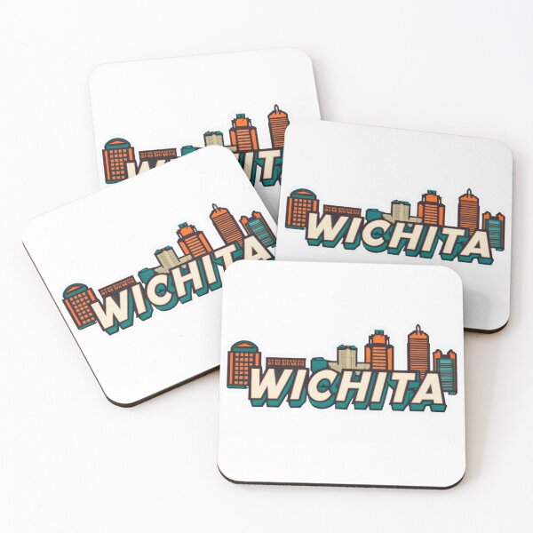 Item preview, Wichita, KS | City Drawing Style 7 designed and sold by CircinusStore.